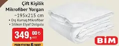 ÇİFT KİŞİLİK MİKROFİBER YORGAN 195X215 CM